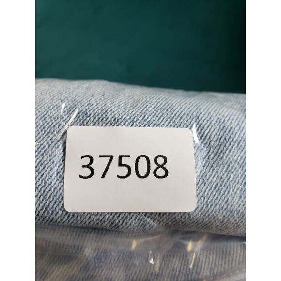 Express Jeans Size 8 Long Blue Stretch Pants Denim Ladies High Rise Skinny - Picture 14 of 14